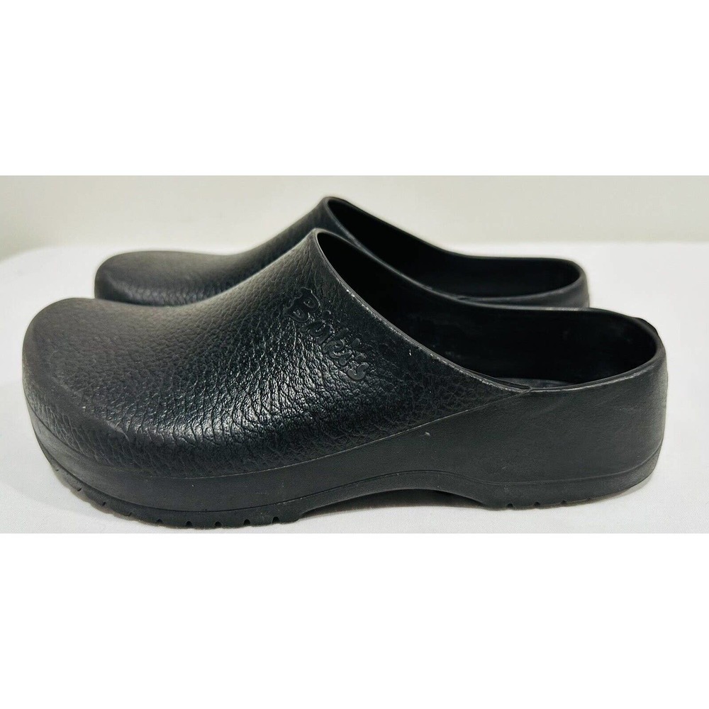 Birkenstock Super Birki Clogs Black Slip On Shoes Womens 10 Mens 8